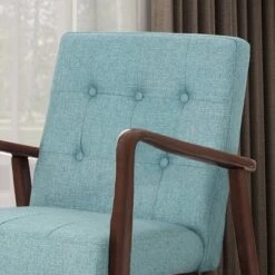 Marcola Mid Century Modern Upholstered Wood Framed Club Chair - Christopher Knight Home -Home Furn Store GUEST 83f0e230 1b7e 4c54 9fd9 b8f646154615