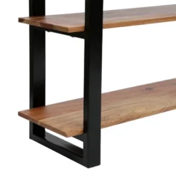 Rooker Handcrafted Modern Industrial Acacia Wood Media Console Table Natural/Black - Christopher Knight Home -Home Furn Store GUEST 84825cf5 dfac 4a99 88e3 7f87c75ed4e9