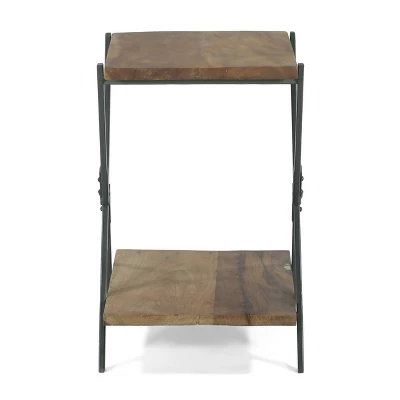 Oxbow Modern Industrial Handcrafted Wood Side Table Light Walnut/Gray - Christopher Knight Home Oxbow Modern Industrial Handcrafted Wood Side Table Light Walnut/Gray - Christopher Knight Home -Home Furn Store GUEST 84b0a513 550f 46bd b574 bd586350ca94