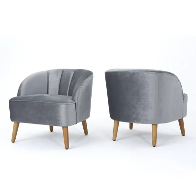 Set of 2 Amaia Modern New Velvet Club Chair - Christopher Knight Home Set Of 2 Amaia Modern New Velvet Club Chair - Christopher Knight Home -Home Furn Store GUEST 8587fd0f 083b 48d8 b1ac ffc887f4ec8e