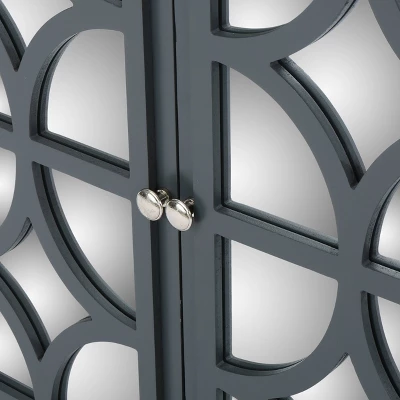 Melora Fir Wood Cabinet with Mirrored Doors Charcoal Gray - Christopher Knight Home Melora Fir Wood Cabinet With Mirrored Doors Charcoal Gray - Christopher Knight Home -Home Furn Store GUEST 8754b2db 16bf 443f a7f6 7131b69a74df