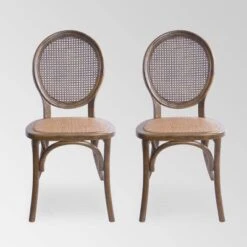 Set Of 2 Chittenden Rattan Dining Chair - Christopher Knight Home -Home Furn Store GUEST 879d9477 eed8 4046 8934 aea9f13c7b5d