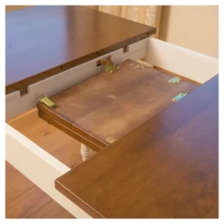 Clearwater Drop Leaf Dining Table Dark Oak/White - Christopher Knight Home 6 Clearwater Drop Leaf Dining Table Dark Oak/White - Christopher Knight Home -Home Furn Store GUEST 88760bc1 aaa0 4269 a7ef 433631b1dcc8