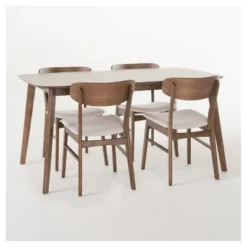 5pc Lucious 60" Dining Set - Christopher Knight Home -Home Furn Store GUEST 88862178 eef5 4a7d a42a 20a0a02714b0