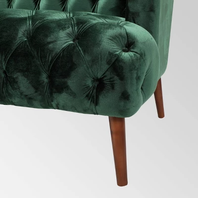 Adelia Modern Glam Tufted Velvet Sofa - Christopher Knight Home Adelia Modern Glam Tufted Velvet Sofa - Christopher Knight Home -Home Furn Store GUEST 8ac48a14 24e5 4f4f 982f ece285012e96