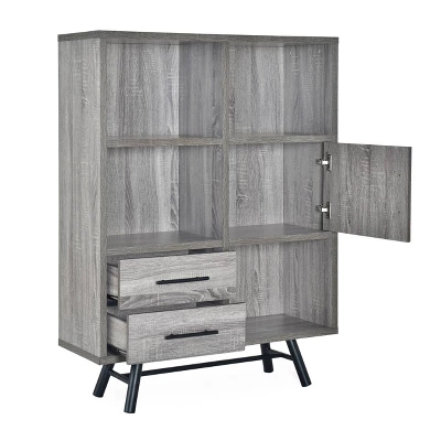 Hulbert Modern Industrial 6 Shelf Multi Functional Cabinet - Christopher Knight Home Hulbert Modern Industrial 6 Shelf Multi Functional Cabinet - Christopher Knight Home -Home Furn Store GUEST 8bc3c865 098d 48b4 8231 004f08a2622e