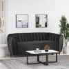 Richland Modern Glam Velvet Channel Stitch 3 Seater Sofa - Christopher Knight Home -Home Furn Store GUEST 8c13416c eebb 4ab4 ab67 e04da3cac07b