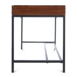 Ebany Industrial Acacia Wood Storage Desk Dark Oak - Christopher Knight Home -Home Furn Store GUEST 8cbfe575 bf25 4f71 b14c bf1072f05c5b
