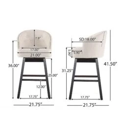 Set Of 2 30.5" Ogden Barstool - Christopher Knight Home 4 Set Of 2 30.5" Ogden Barstool - Christopher Knight Home -Home Furn Store GUEST 8d8341b7 7aed 40a2 81ce 0a388b1ea5cc