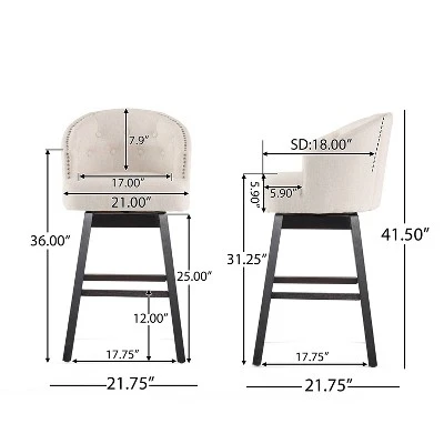 Set of 2 30.5" Ogden Barstool - Christopher Knight Home Set Of 2 30.5" Ogden Barstool - Christopher Knight Home -Home Furn Store GUEST 8d8341b7 7aed 40a2 81ce 0a388b1ea5cc