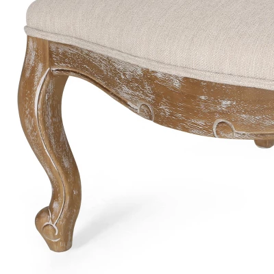 Set of 2 Andrea French Country Wood Upholstered Dining Armchairs - Christopher Knight Home Set Of 2 Andrea French Country Wood Upholstered Dining Armchairs - Christopher Knight Home -Home Furn Store GUEST 8e67548f 0749 49e8 a129 9b87bd924a26