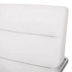 Gehring Modern Channel Stitched Swivel Office Lift Chair White/Chrome - Christopher Knight Home 5 Gehring Modern Channel Stitched Swivel Office Lift Chair White/Chrome - Christopher Knight Home -Home Furn Store GUEST 8e757e01 3c8e 4a82 a128 8e005b14c38a