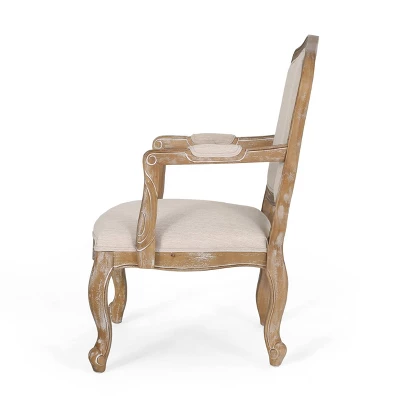 Set of 2 Andrea French Country Wood Upholstered Dining Armchairs - Christopher Knight Home Set Of 2 Andrea French Country Wood Upholstered Dining Armchairs - Christopher Knight Home -Home Furn Store GUEST 8ebd2585 114a 4e94 b537 be6fbd27aec1