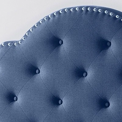 Queen Cordeaux Fully-Upholstered Bed Navy Blue - Christopher Knight Home Queen Cordeaux Fully-Upholstered Bed Navy Blue - Christopher Knight Home -Home Furn Store GUEST 8f8d6ed7 9599 4660 a2fb d531043d3aad