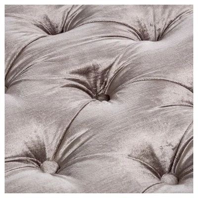 Scarlette Tufted Velvet Ottoman Bench - Gray - Christopher Knight Home Scarlette Tufted Velvet Ottoman Bench - Gray - Christopher Knight Home -Home Furn Store GUEST 90ec2500 45af 4437 8eec 232837eaebc3