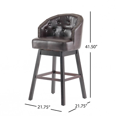 Set of 2 30.5" Ogden Barstool Brown - Christopher Knight Home Set Of 2 30.5" Ogden Barstool Brown - Christopher Knight Home -Home Furn Store GUEST 90feccec c15c 47c0 a07c 930cdfd15f89