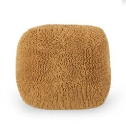 Moloney Modern Microfiber Chenille Round Pouf - Christopher Knight Home -Home Furn Store GUEST 91efeedf 7b0c 4760 a410 ab03f7e06fe9
