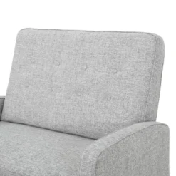 Calliope Buttoned Fabric Reclining Loveseat Light Gray Tweed - Christopher Knight Home -Home Furn Store GUEST 92a20a7a 50e3 46b0 8449 12b625637599