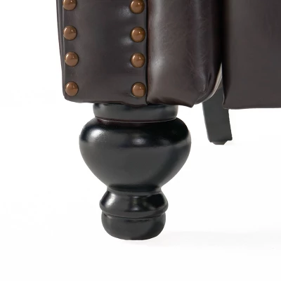 Walder Bonded Leather Press-Back Recliner Club Chair Brown - Christopher Knight Home Walder Bonded Leather Press-Back Recliner Club Chair Brown - Christopher Knight Home -Home Furn Store GUEST 92acfcef 01f9 4b6b b38c add0b56219a1