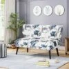Desdemona Modern Farmhouse Settee Blue - Christopher Knight Home 2 Desdemona Modern Farmhouse Settee Blue - Christopher Knight Home -Home Furn Store GUEST 92c15c3e a823 4415 9173 255f3b0921cb