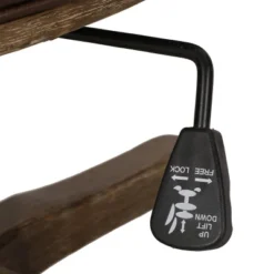 Coulee Contemporary Upholstered Roll Back Swivel Office Chair Dark Brown/Natural - Christopher Knight Home -Home Furn Store GUEST 938a63e5 34a7 4889 a8d5 569f6a83ccb7