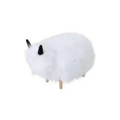 Levi Furry Yak Ottoman - Christopher Knight Home 8 Levi Furry Yak Ottoman - Christopher Knight Home -Home Furn Store GUEST 97bbea4f 6767 4a25 8bcd 85eb88da3f12