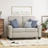 Bernietta Mid-Century Modern Minimal Loveseat Beige - Christopher Knight Home 1 Bernietta Mid-Century Modern Minimal Loveseat Beige - Christopher Knight Home -Home Furn Store GUEST 9834a0ae e02a 4185 9b2e f60af9834ed9