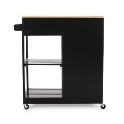 Telfair Kitchen Cart With Wheels - Christopher Knight Home -Home Furn Store GUEST 9a3fa1c0 3b22 49dd a161 07a0ffd0aecf
