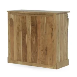 Laymon Modern Industrial Handcrafted Acacia Wood Live Edge Sideboard With Sliding Door Natural/Black - Christopher Knight Home -Home Furn Store GUEST 9ba6dcbe 42ce 4e2f ac19 6739157b56ce