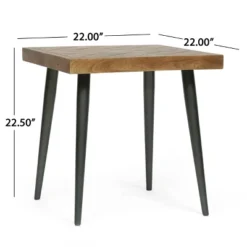 Villard Boho Handcrafted Mango Wood Parquet Side Table Natural Honey/Gray - Christopher Knight Home 7 Villard Boho Handcrafted Mango Wood Parquet Side Table Natural Honey/Gray - Christopher Knight Home -Home Furn Store GUEST 9d2dc9fd e0ed 489b a47a 928e649d00ad