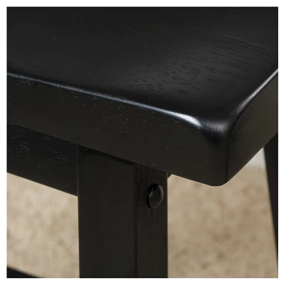 Set of 2 29" Pomeroy Saddle Barstool Black - Christopher Knight Home Set Of 2 29" Pomeroy Saddle Barstool Black - Christopher Knight Home -Home Furn Store GUEST a1c8495a 5602 48f9 b770 2d6c8220f27d