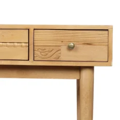 Warthen Boho Handcrafted 4 Drawer Console Table Natural - Christopher Knight Home -Home Furn Store GUEST a5670d8e 6de9 4de2 8957 b683b3d97724