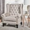 Laird Traditional Winged Accent Chair - Christopher Knight Home 1 Laird Traditional Winged Accent Chair - Christopher Knight Home -Home Furn Store GUEST a6282c5b da53 418c 8363 839a4986ccac