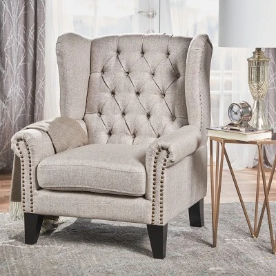 Laird Traditional Winged Accent Chair - Christopher Knight Home Laird Traditional Winged Accent Chair - Christopher Knight Home -Home Furn Store GUEST a6282c5b da53 418c 8363 839a4986ccac