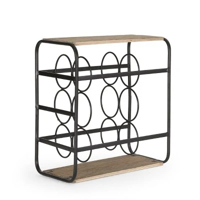 Rauser Modern Industrial 6 Bottle Tabletop Wine Rack Natural/Black - Christopher Knight Home Rauser Modern Industrial 6 Bottle Tabletop Wine Rack Natural/Black - Christopher Knight Home -Home Furn Store GUEST a8001209 6463 4d91 b119 dea10f9ce052