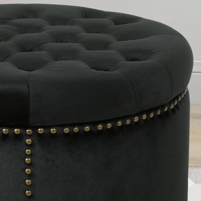 Tiernan Glam Velvet Tufted Ottoman - Christopher Knight Home Tiernan Glam Velvet Tufted Ottoman - Christopher Knight Home -Home Furn Store GUEST a81baed2 caa6 4162 9eab e3273e9ff786