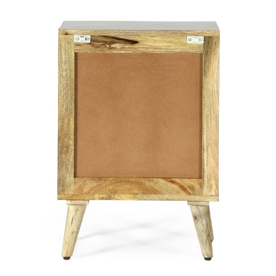 Lytle Boho Handcrafted Mango Wood Nightstand with Storage Natural - Christopher Knight Home Lytle Boho Handcrafted Mango Wood Nightstand With Storage Natural - Christopher Knight Home -Home Furn Store GUEST a8571cf6 a1a6 4918 8742 303d4e1bb490