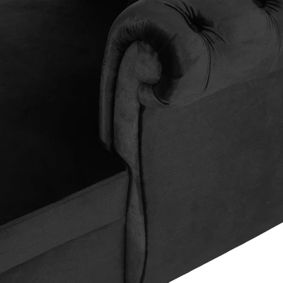 Houck Modern Glam Tufted Velvet Tete-A-Tete Chaise Lounge with Accent Pillows - Christopher Knight Home Houck Modern Glam Tufted Velvet Tete-A-Tete Chaise Lounge With Accent Pillows - Christopher Knight Home -Home Furn Store GUEST aa7bd19d 0cc4 4ae8 8159 03e458300a03