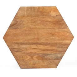 Cowger Rustic Glam Handcrafted Mango Wood Side Table Walnut/Polished Nickel - Christopher Knight Home 4 Cowger Rustic Glam Handcrafted Mango Wood Side Table Walnut/Polished Nickel - Christopher Knight Home -Home Furn Store GUEST ab656e65 6c0d 4fbf 9d3b e35871e77599