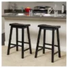 Set Of 2 29" Pomeroy Saddle Barstool Black - Christopher Knight Home -Home Furn Store GUEST abdf2957 8846 4934 8b60 7c974c82d9f6