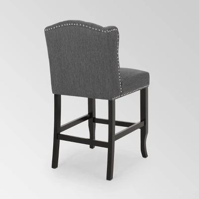 Set of 2 Foxcroft Wingback Counter Height Barstools - Christopher Knight Home Set Of 2 Foxcroft Wingback Counter Height Barstools - Christopher Knight Home -Home Furn Store GUEST acd2fbd4 ecdf 48dd ae5c 7663d69f3081