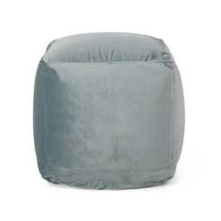 Caney Modern Velveteen Cube Pouf - Christopher Knight Home -Home Furn Store GUEST aee377e1 206d 451c 8fe7 d307126076be