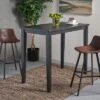51" Broughton Rectangle Contemporary Bar Height Table Dark Gray - Christopher Knight Home 1 51" Broughton Rectangle Contemporary Bar Height Table Dark Gray - Christopher Knight Home -Home Furn Store GUEST af5705c8 70ac 4955 b78a 91507e02abc3