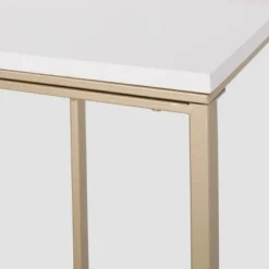 Set Of 2 Baywinds Modern Glam C-Shaped Accent Table White/Champagne Gold - Christopher Knight Home 5 Set Of 2 Baywinds Modern Glam C-Shaped Accent Table White/Champagne Gold - Christopher Knight Home -Home Furn Store GUEST af588f5b f319 4d01 bbc1 6b575dbb06b1 1