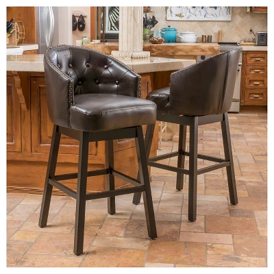 Set of 2 30.5" Ogden Barstool Brown - Christopher Knight Home Set Of 2 30.5" Ogden Barstool Brown - Christopher Knight Home -Home Furn Store GUEST af64f7ab f7be 4b0d a5d7 91cab58abd06
