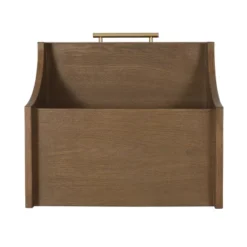 Boyes Contemporary End Table With Hutch Walnut/Natural/Antique Gold - Christopher Knight Home -Home Furn Store GUEST b00e93c9 3b31 4f4e 91d3 1eff8c33be96