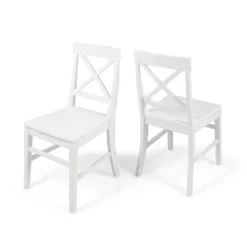 Set Of 2 Roshan Farmhouse Acacia Dining Chair - Christopher Knight Home -Home Furn Store GUEST b064083b eb90 45db 8c58 fe14fbf0d10b