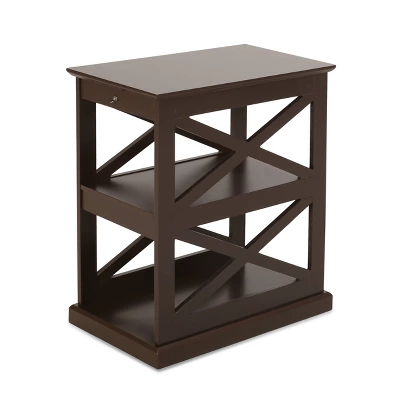 Vernon Contemporary 2 Shelf Side Table Dark Walnut - Christopher Knight Home Vernon Contemporary 2 Shelf Side Table Dark Walnut - Christopher Knight Home -Home Furn Store GUEST b0ad451d 596d 4dbe 8055 26df343e9f2f