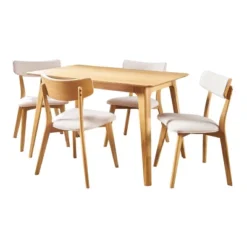 5pc Megann Mid-Century Dining Set - Christopher Knight Home 5 5pc Megann Mid-Century Dining Set - Christopher Knight Home -Home Furn Store GUEST b271c0d5 ca7a 4255 b975 a19a6d38919d