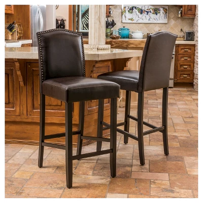 Logan 30.5" Barstool Set 2ct - Christopher Knight Home Logan 30.5" Barstool Set 2ct - Christopher Knight Home -Home Furn Store GUEST b2e5597c a7d7 46f0 b86b 9fdb7cf0c21a